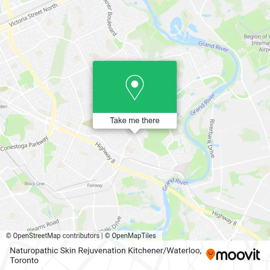Naturopathic Skin Rejuvenation Kitchener / Waterloo map