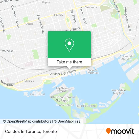 Condos In Toronto map