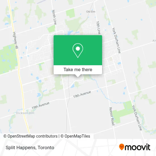 Split Happens map