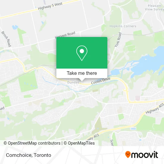 Comchoice map