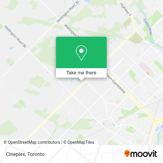 Cineplex map