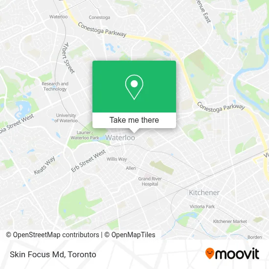 Skin Focus Md map