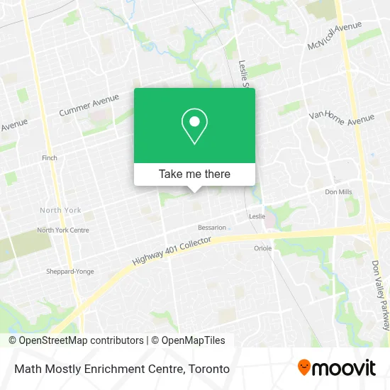 Math Mostly Enrichment Centre map