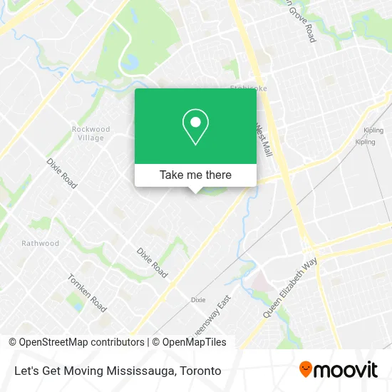 Let's Get Moving Mississauga map