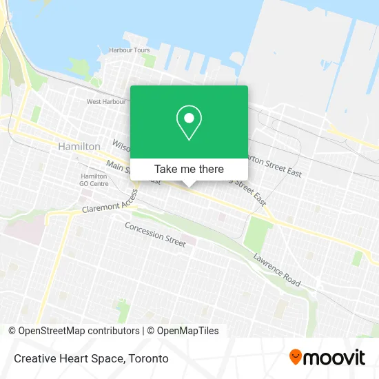 Creative Heart Space map