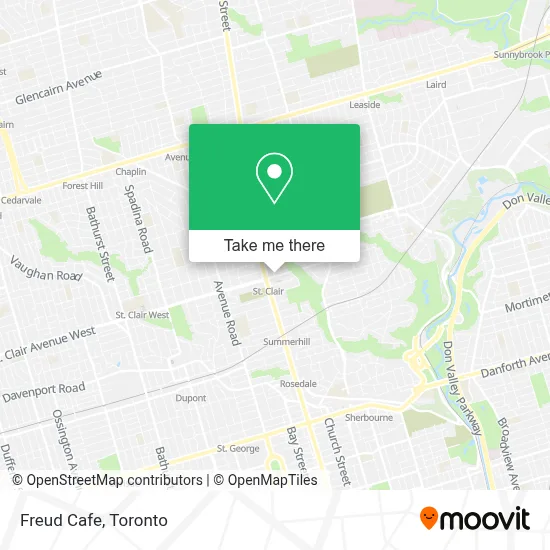 Freud Cafe map