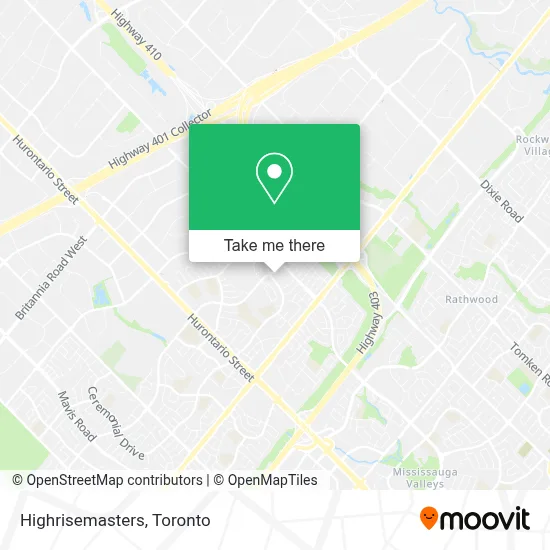 Highrisemasters map