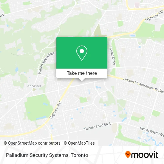 Palladium Security Systems map