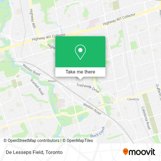 De Lesseps Field map