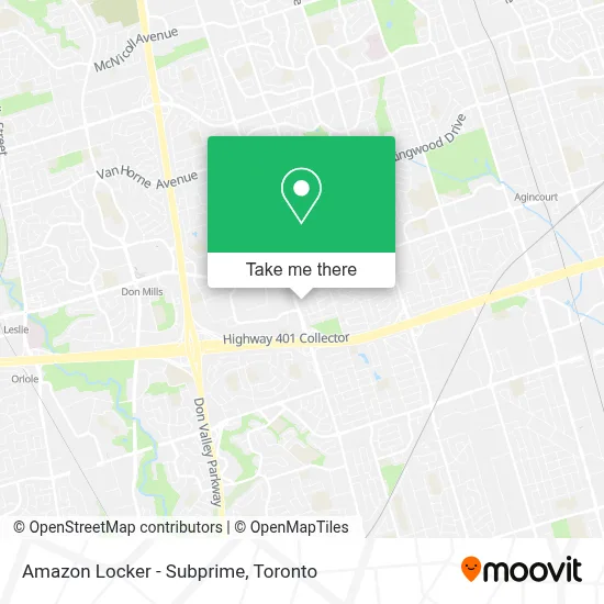 Amazon Locker - Subprime map
