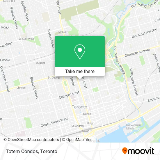 Totem Condos map