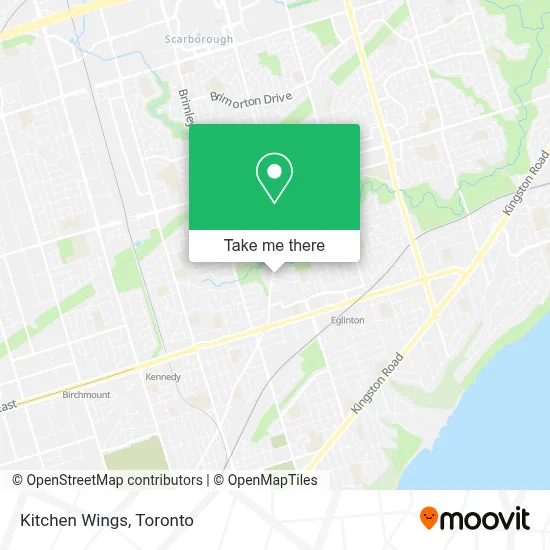 Kitchen Wings map