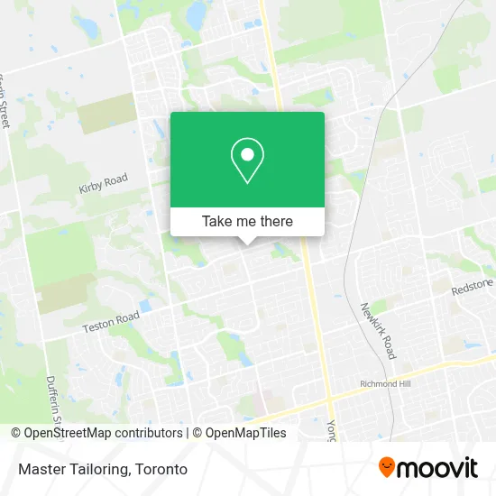 Master Tailoring map
