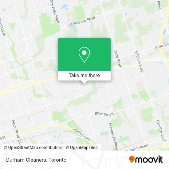Durham Cleaners map