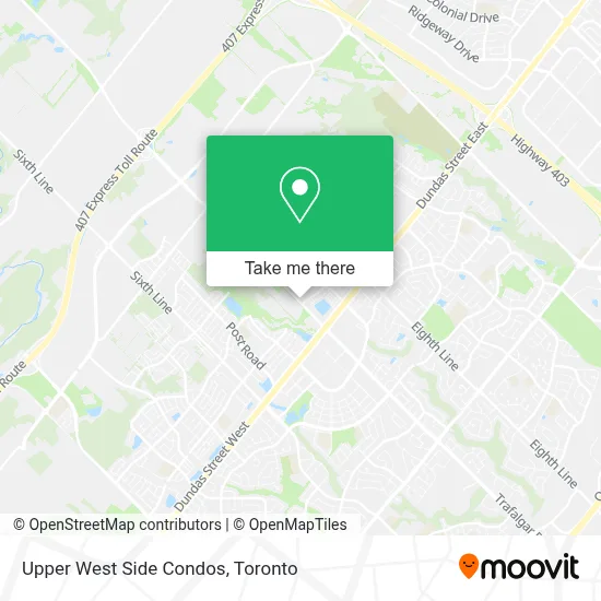 Upper West Side Condos map