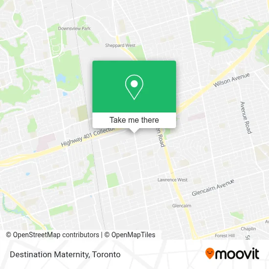 Destination Maternity map