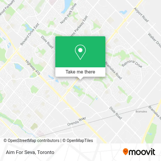 Aim For Seva map