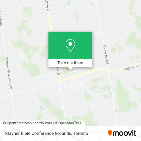 Stayner Bible Conference Grounds map