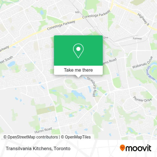 Transilvania Kitchens map