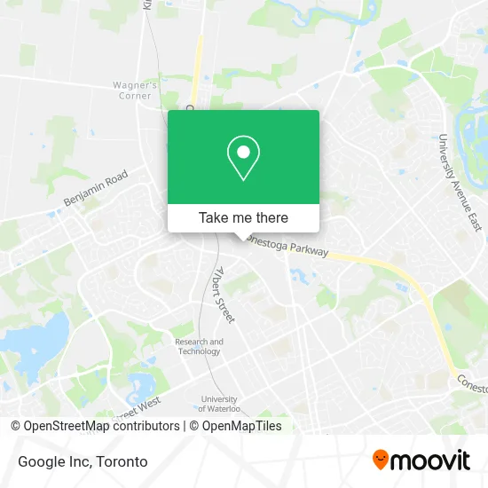 Google Inc map