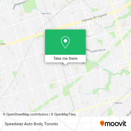 Speedway Auto Body map