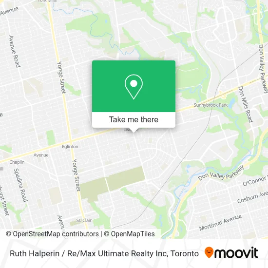 Ruth Halperin / Re / Max Ultimate Realty Inc map