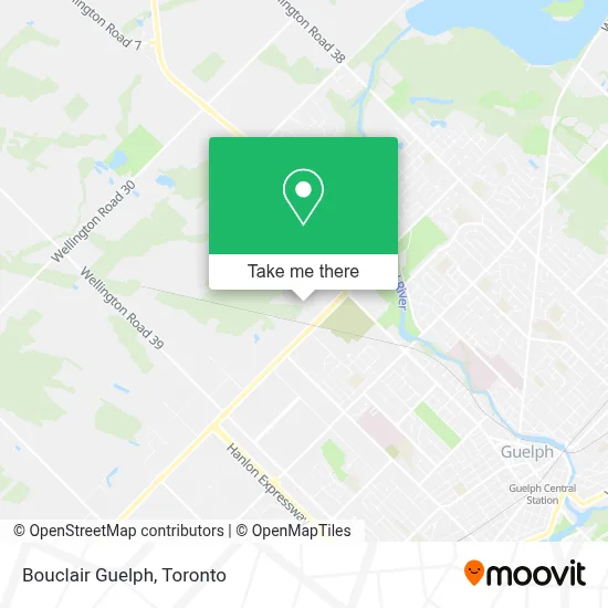 Bouclair Guelph map