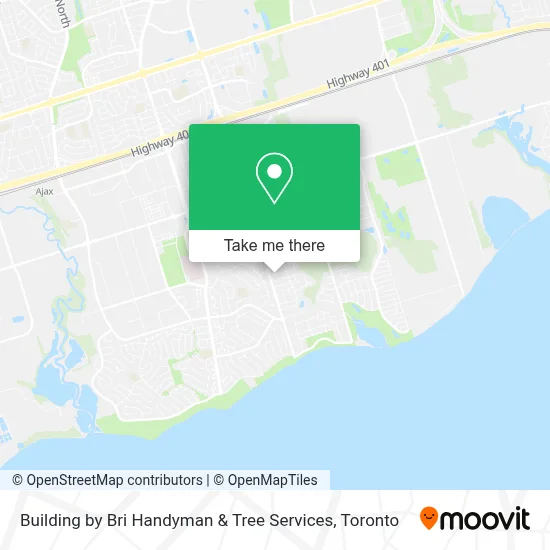 Building by Bri Handyman & Tree Services map