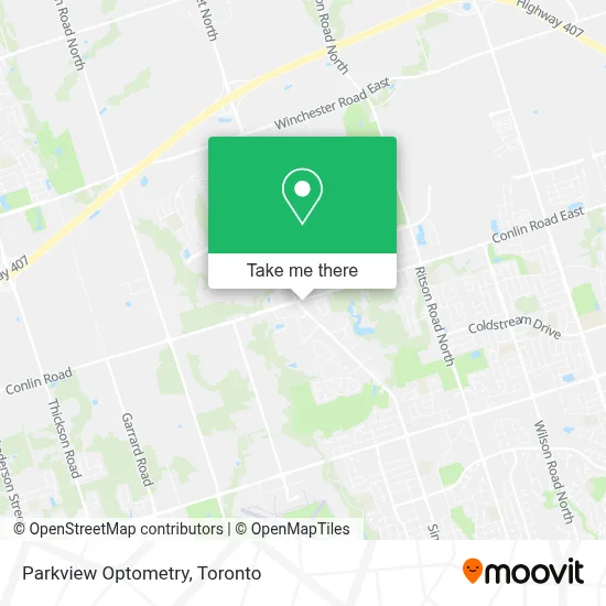 Parkview Optometry map