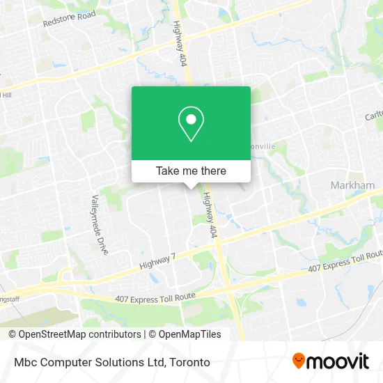 Mbc Computer Solutions Ltd map