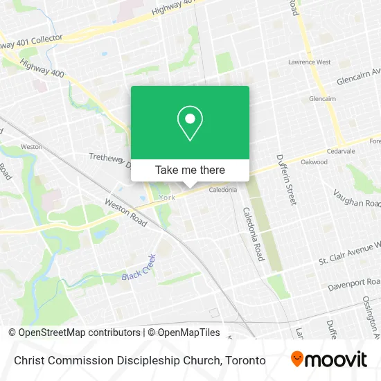 Christ Commission Discipleship Church map