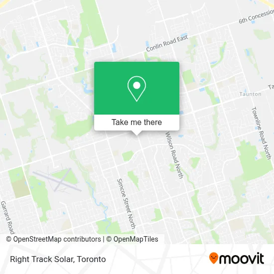 Right Track Solar map