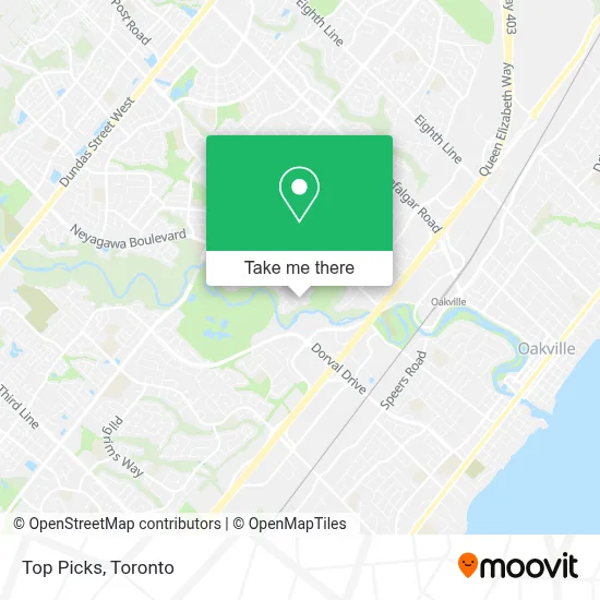 Top Picks map
