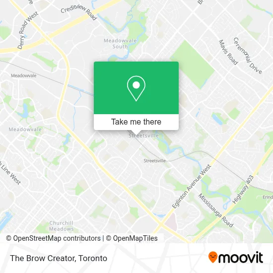 The Brow Creator map