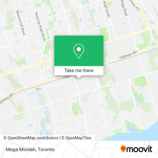 Mega Moolah map