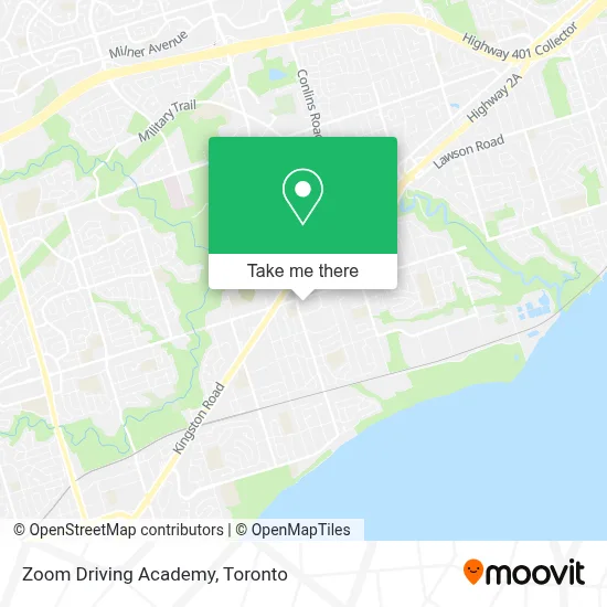 Zoom Driving Academy map