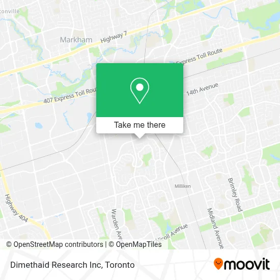 Dimethaid Research Inc map