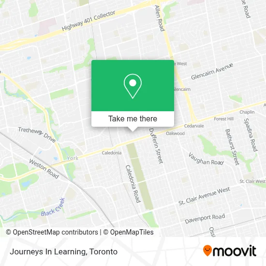 Journeys In Learning map