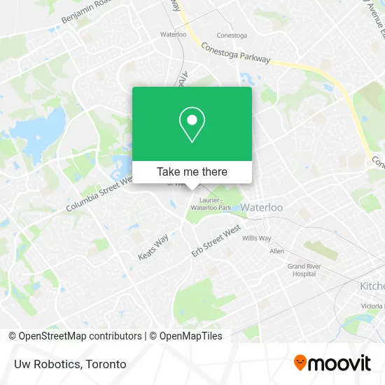 Uw Robotics map