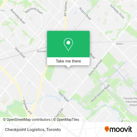 Checkpoint Logistics map