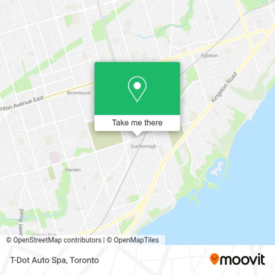 T-Dot Auto Spa map