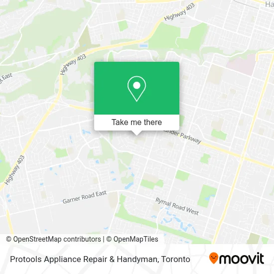 Protools Appliance Repair & Handyman map