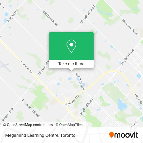 Megamind Learning Centre map