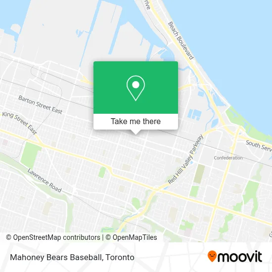 Mahoney Bears Baseball map