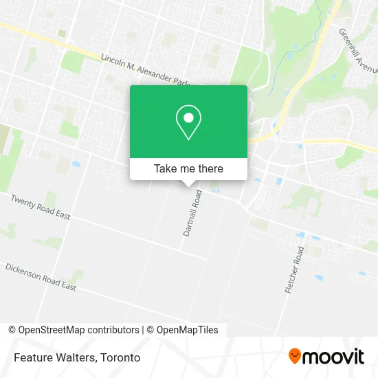 Feature Walters map