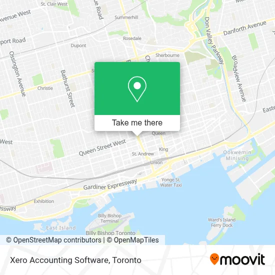Xero Accounting Software map