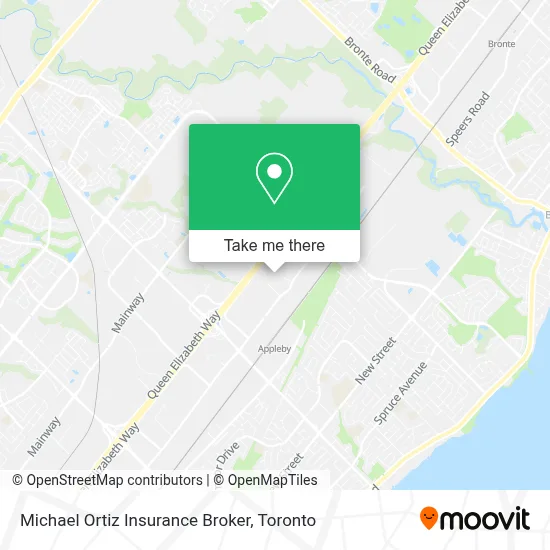 Michael Ortiz Insurance Broker map