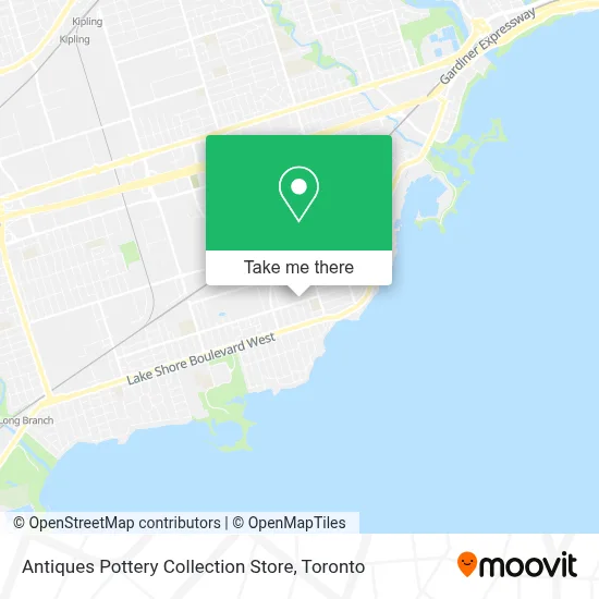 Antiques Pottery Collection Store map