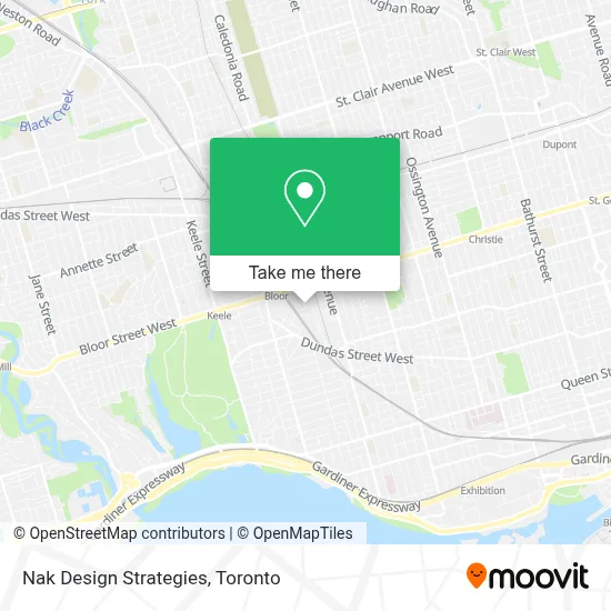 Nak Design Strategies map