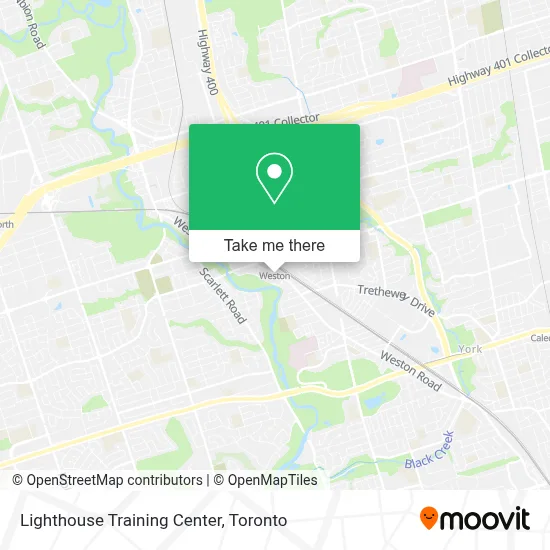 Lighthouse Training Center map